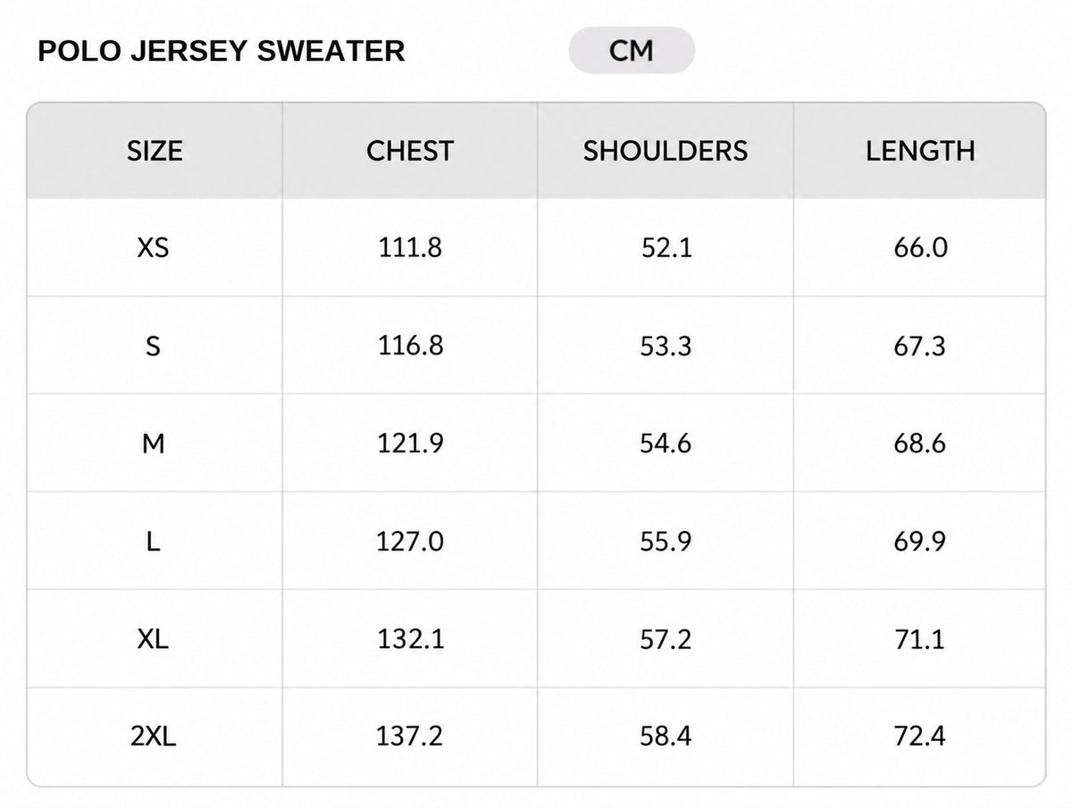 Size chart - CMS