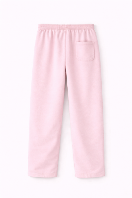 Baby Pink Linen Pants Jr
