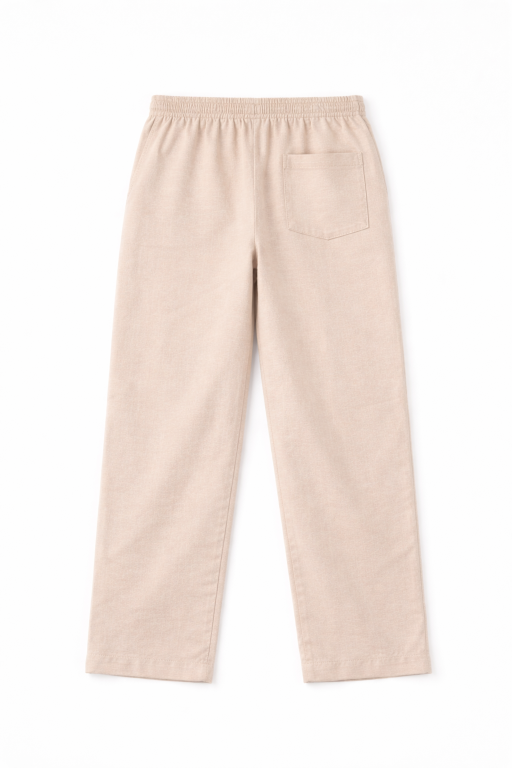 Coffee Linen Pants Jr