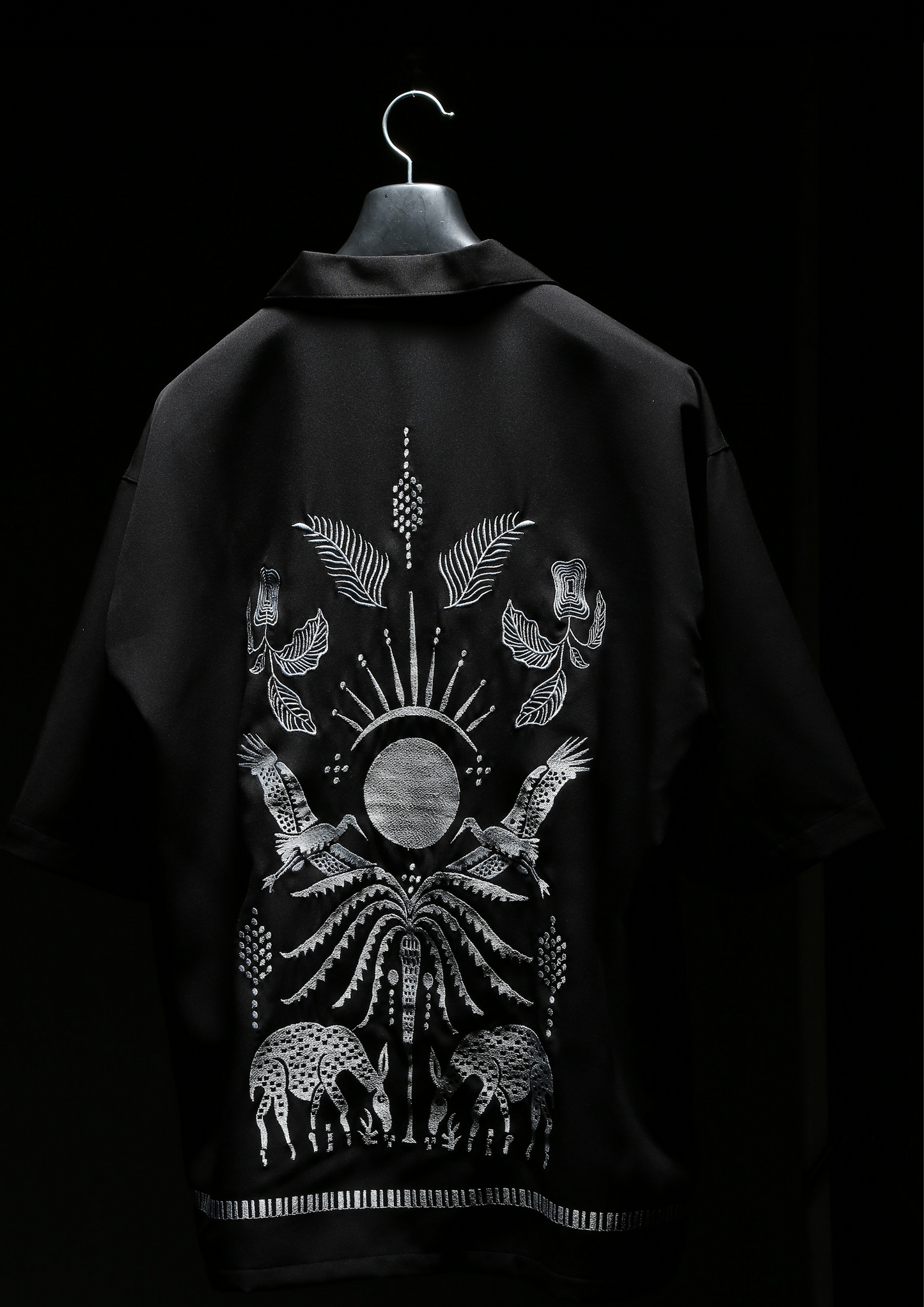 Sound of Silence Black Bowling Shirt