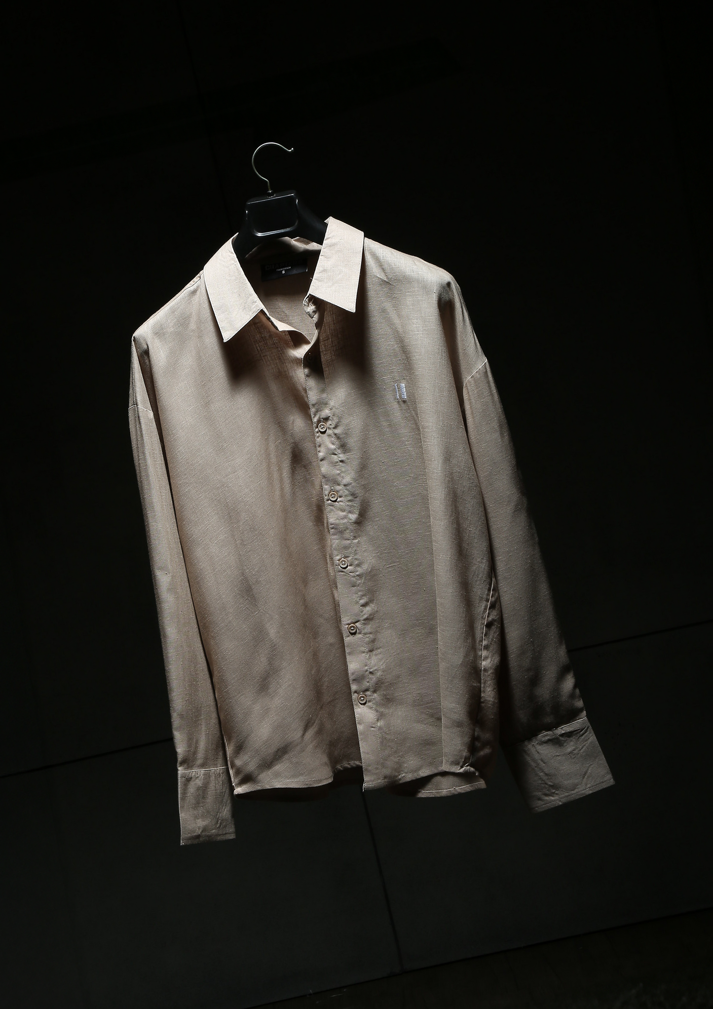Chapter2Drip Beige linen shirt — view 3
