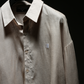 Chapter2Drip Beige linen shirt