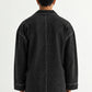 Black Denim Kurta - Back