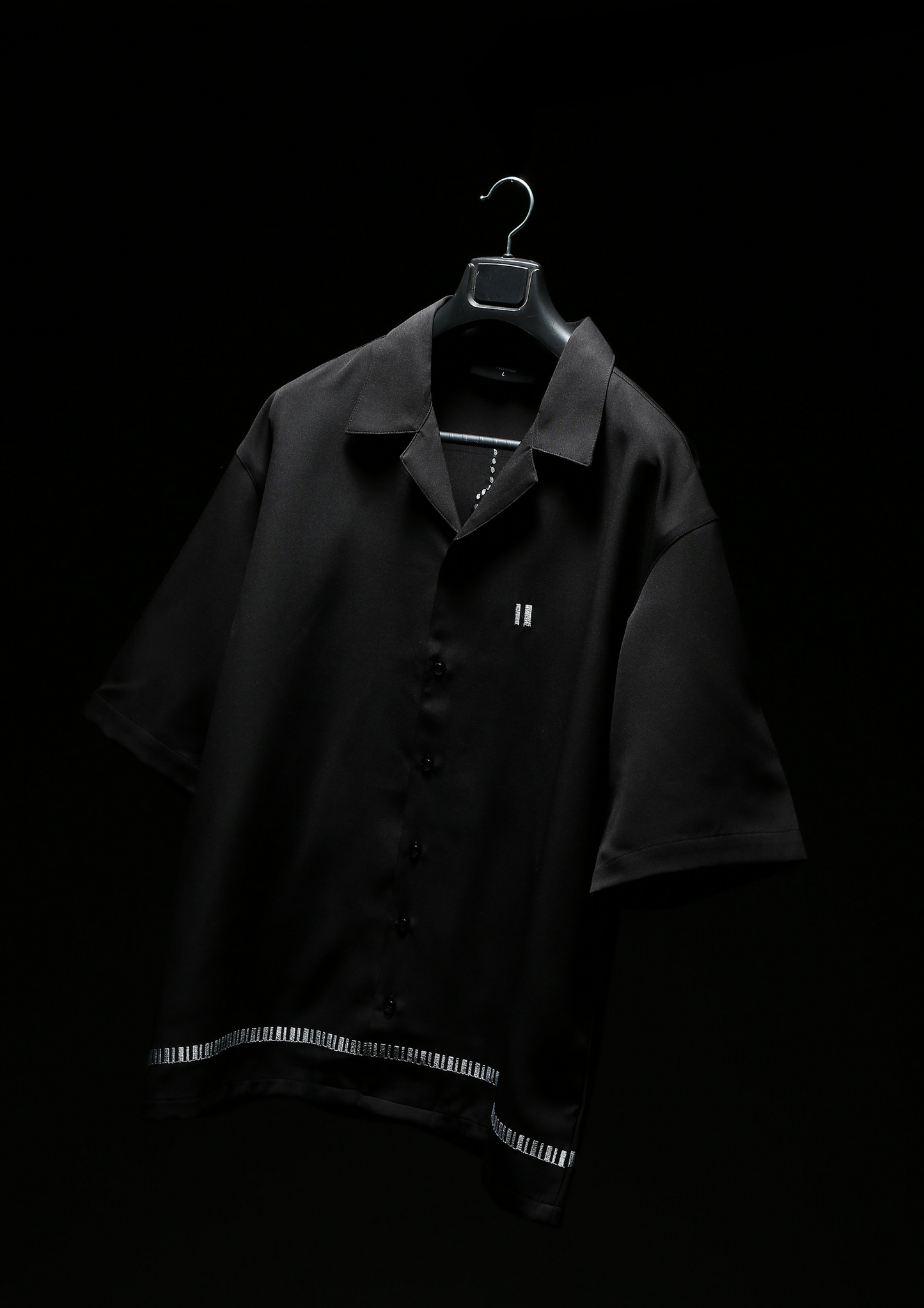 Sound of Silence Black Bowling Shirt