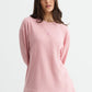 Baby Pink Full Sleeve Waffle T-shirt