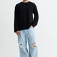 Black Waffle Full Sleeve T-shirt