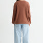 Mocha Brown Full Sleeve Waffle T-shirt
