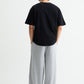Grey Melange Baggy Joggers