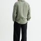 Washed Past Olive Linen Shirt