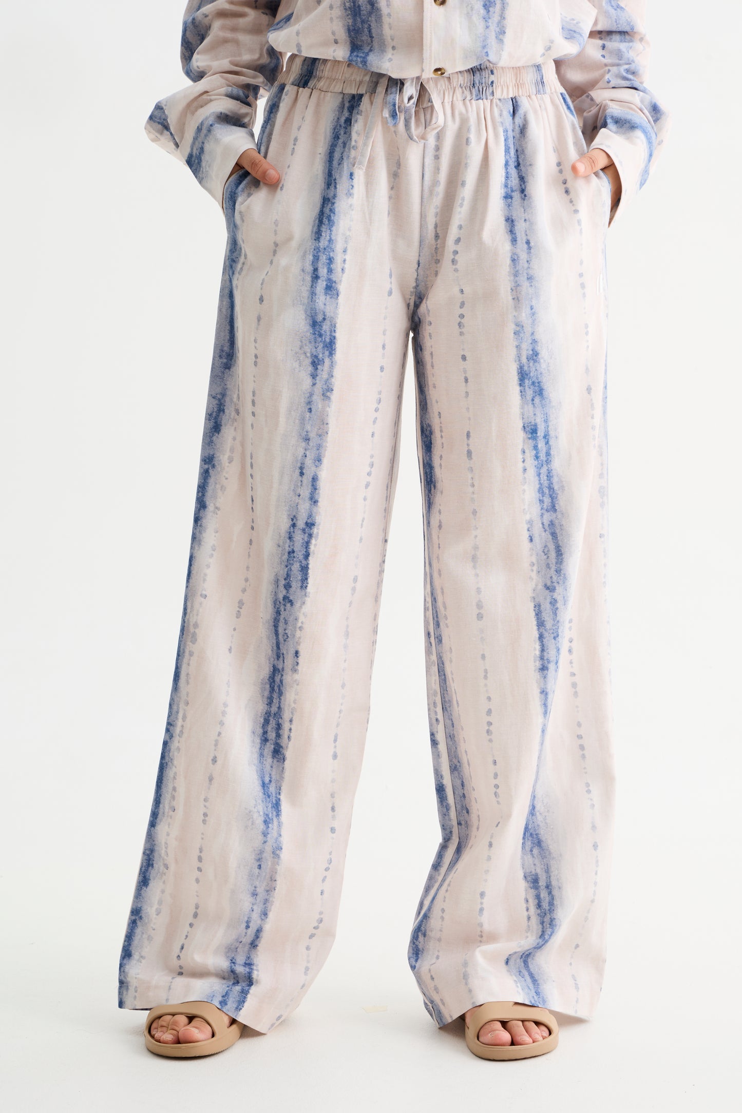 Tie Dye Cotton Viscose Pant