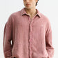 Mauve Washed Gauze Cotton Set