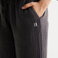 Dark Mocha Brown Gauze Cotton Pant