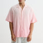 Pink Ombre Half Sleeve Shirt