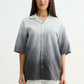 Grey Ombre Half Sleeve Shirt