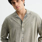 Beige Washed Past Shirt