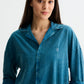 Aqua Blue Washed Past Shirt