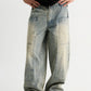 Light stone wash denim