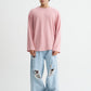 Baby Pink Full Sleeve Waffle T-shirt