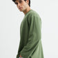 Olive Waffle Full Sleeve T-shirt