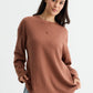 Mocha Brown Full Sleeve Waffle T-shirt