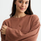 Mocha Brown Full Sleeve Waffle T-shirt