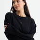 Black Waffle Full Sleeve T-shirt