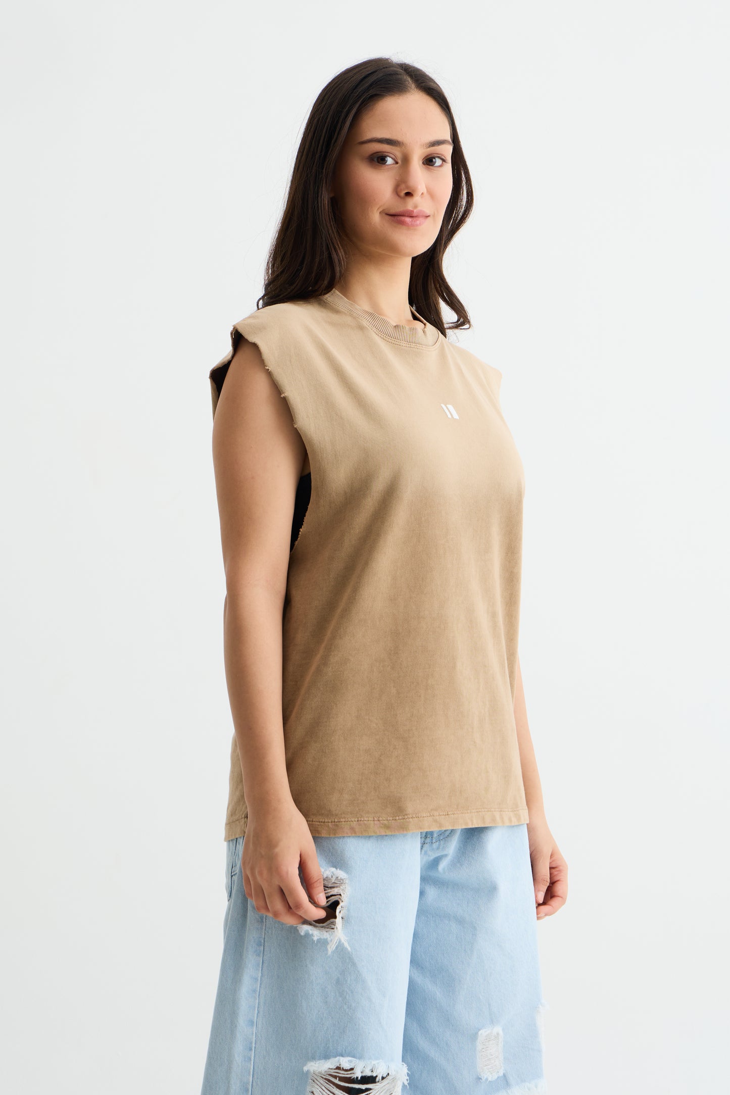 Mocha Wash Vest
