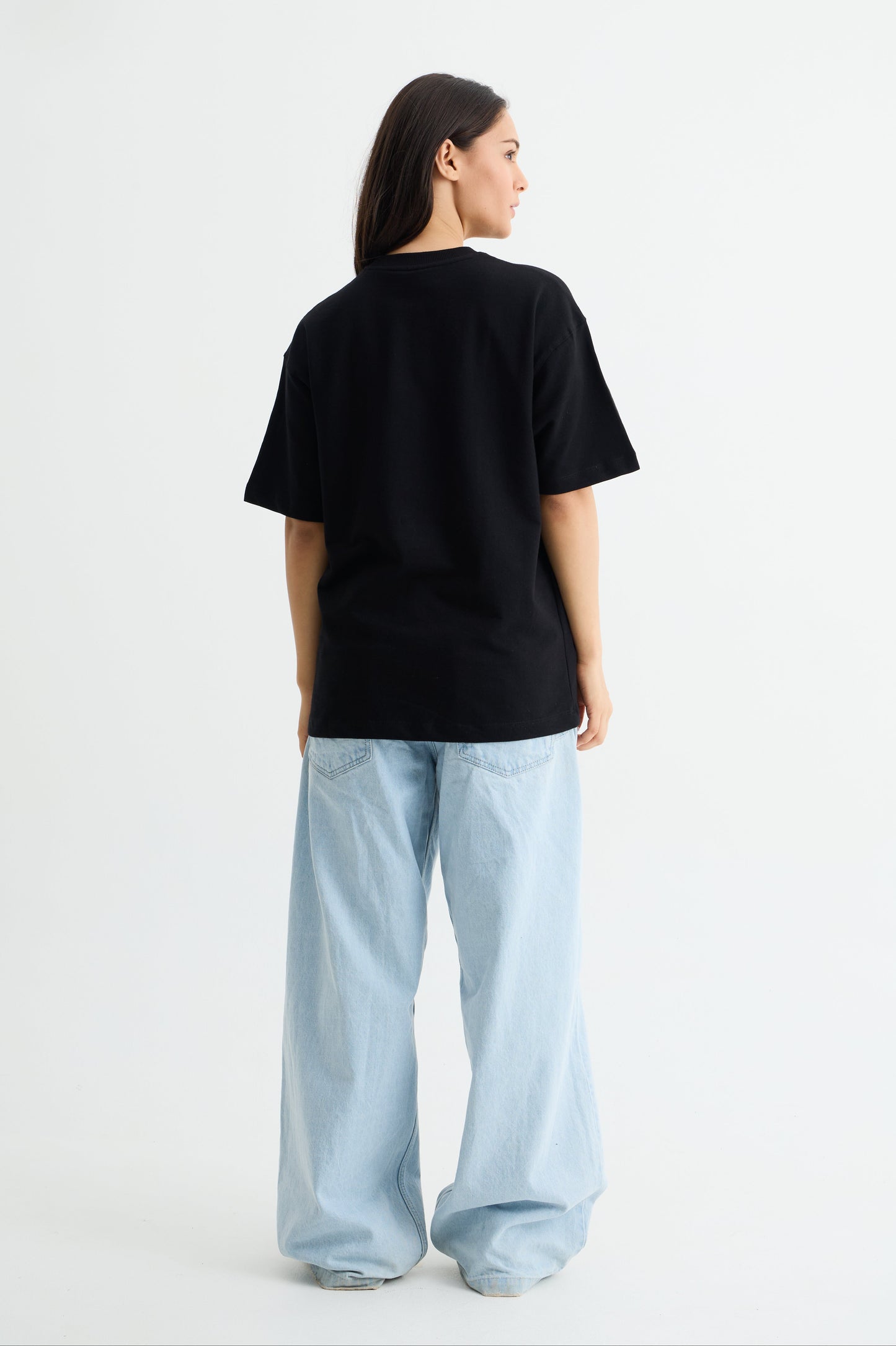 Black Solid T-Shirt