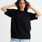 Black Solid T-Shirt