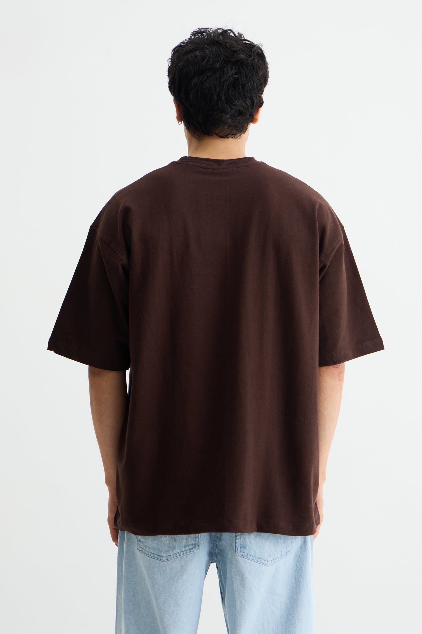 Brown Solid T-shirt
