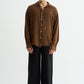 Washed Past Brown Linen Shirt