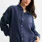 Washed Past Blue Linen Shirt