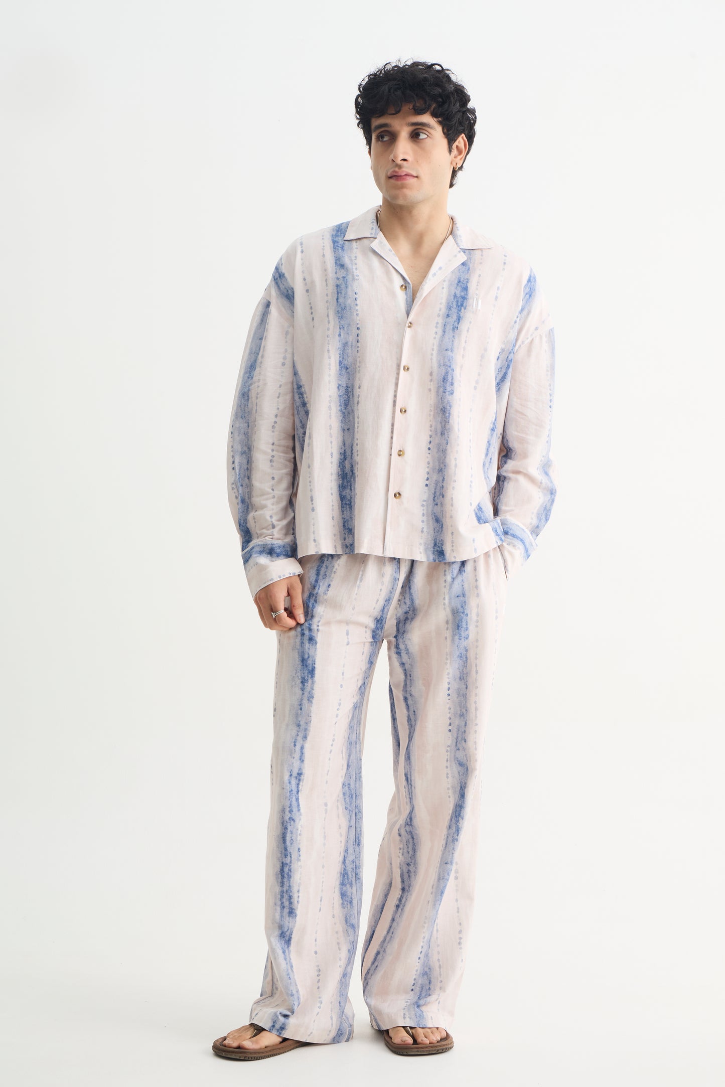 Tie Dye Cotton Viscose Pant