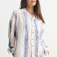 Tie Dye Cotton Viscose Shirt