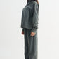 Olive Washed Cotton Viscose Pant
