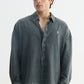 Olive Washed Cotton Viscose Set
