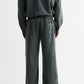 Olive Washed Cotton Viscose Pant
