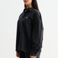 Charcoal Washed Cotton Viscose Shirt