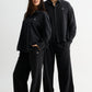 Charcoal Washed Cotton Viscose Pant