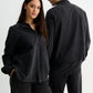 Charcoal Washed Cotton Viscose Shirt