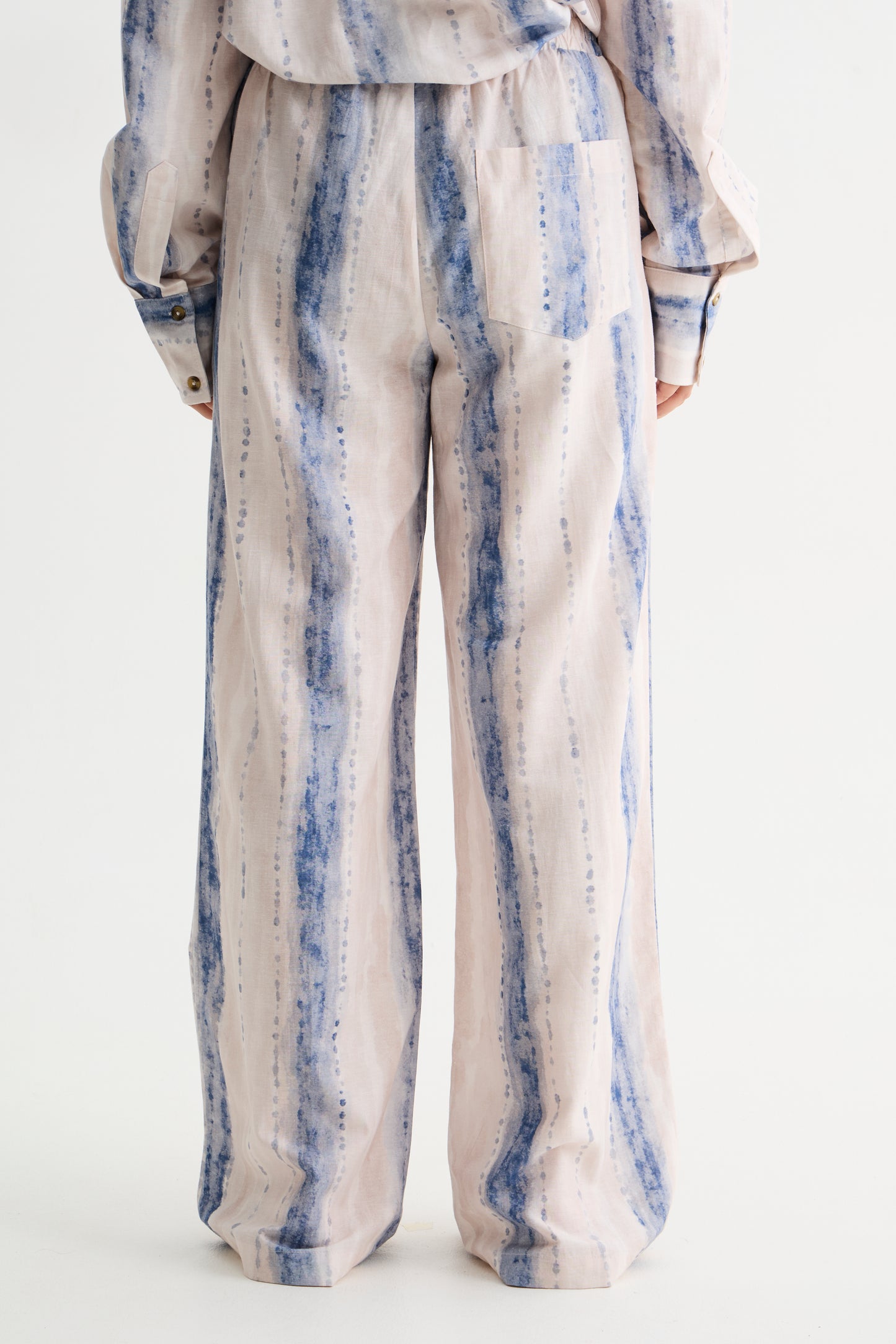 Tie Dye Cotton Viscose Pant