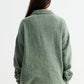 Green Washed Gauze Cotton Shirt
