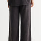 Dark Mocha Brown Gauze Cotton Pant