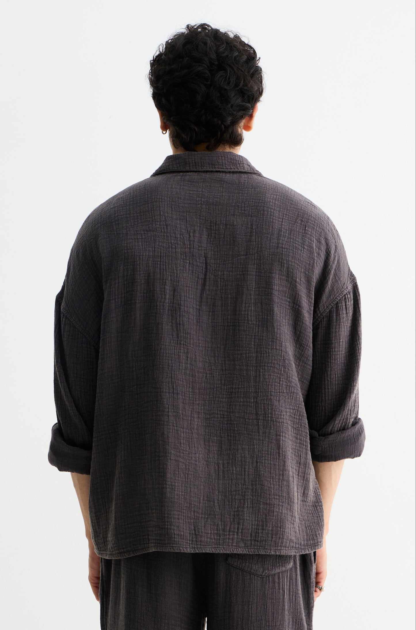 Dark Mocha Brown Gauze Cotton Set