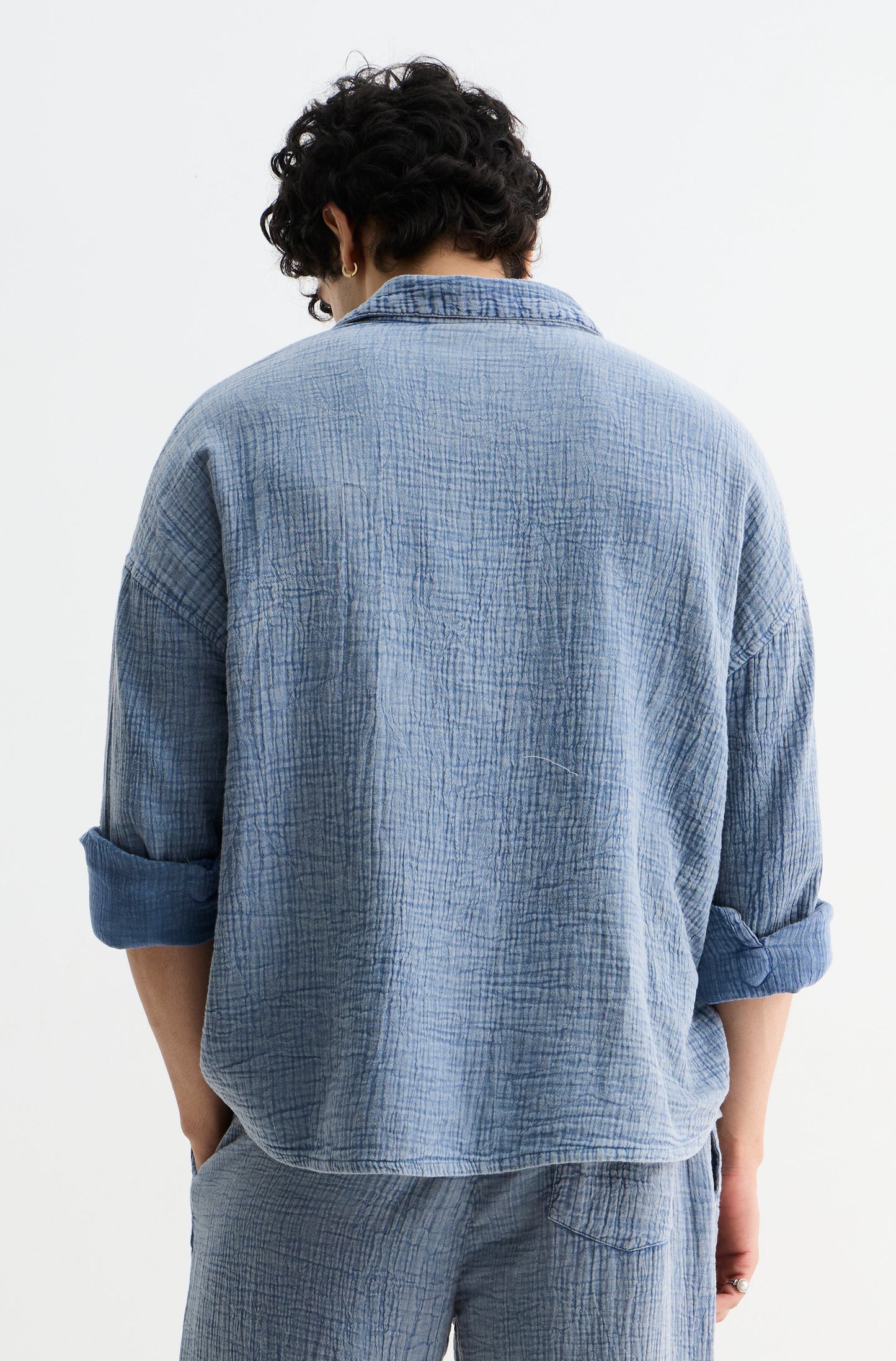 Light Blue Washed Gauze Set