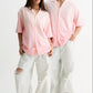 Pink Ombre Half Sleeve Shirt