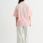 Pink Ombre Half Sleeve Shirt