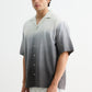 Grey Ombre Half Sleeve Shirt
