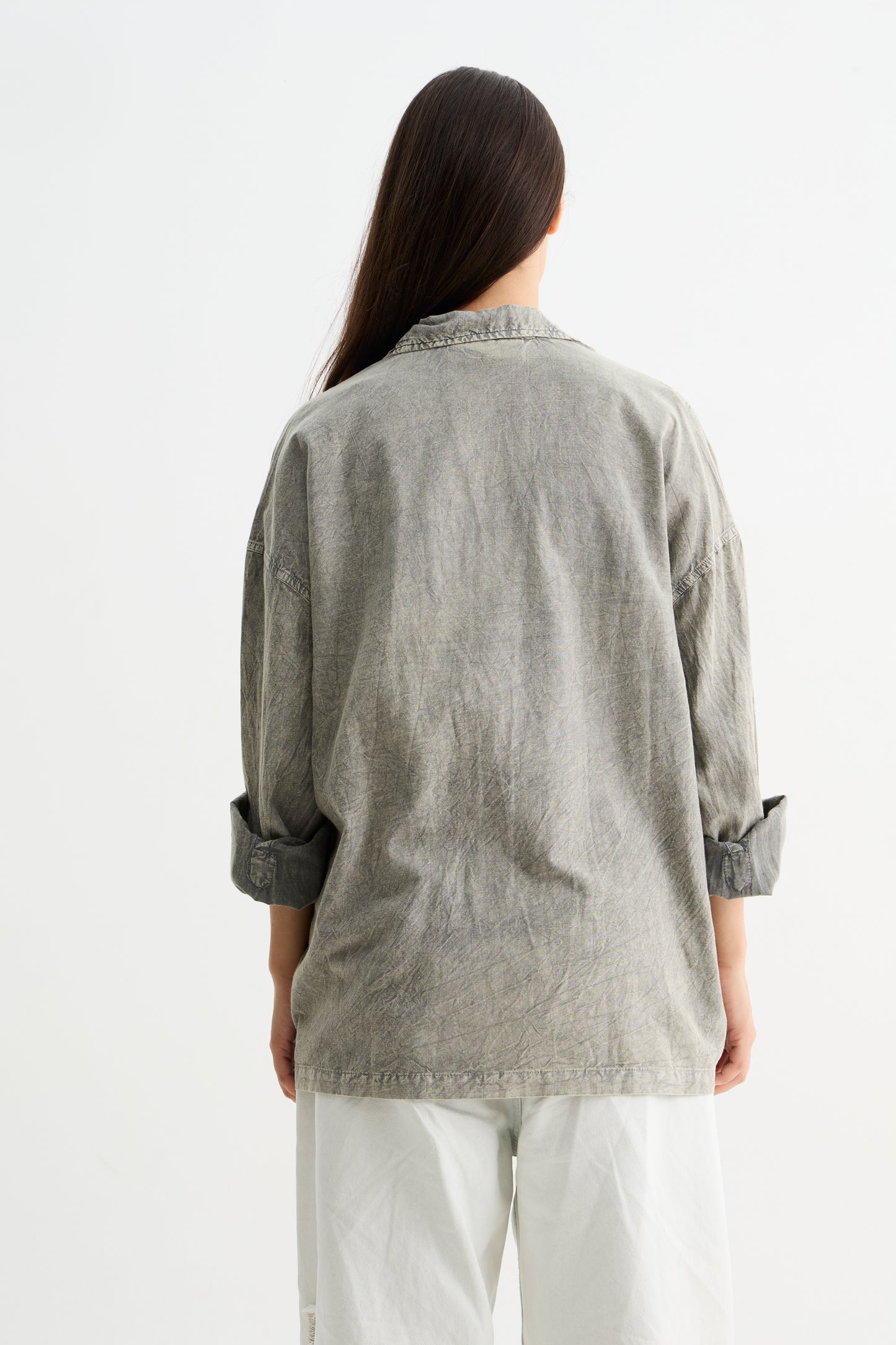 Beige Washed Past Shirt