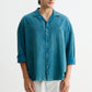 Aqua Blue Washed Past Shirt
